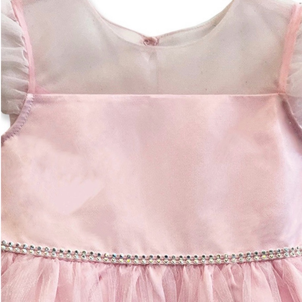 Blueberi Boulevard
Baby Girls' Butterfly Embroidery Mesh Dress 3-6 months - Picture 3 of 3